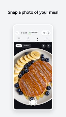 Screenshot: snap a photo of your meal